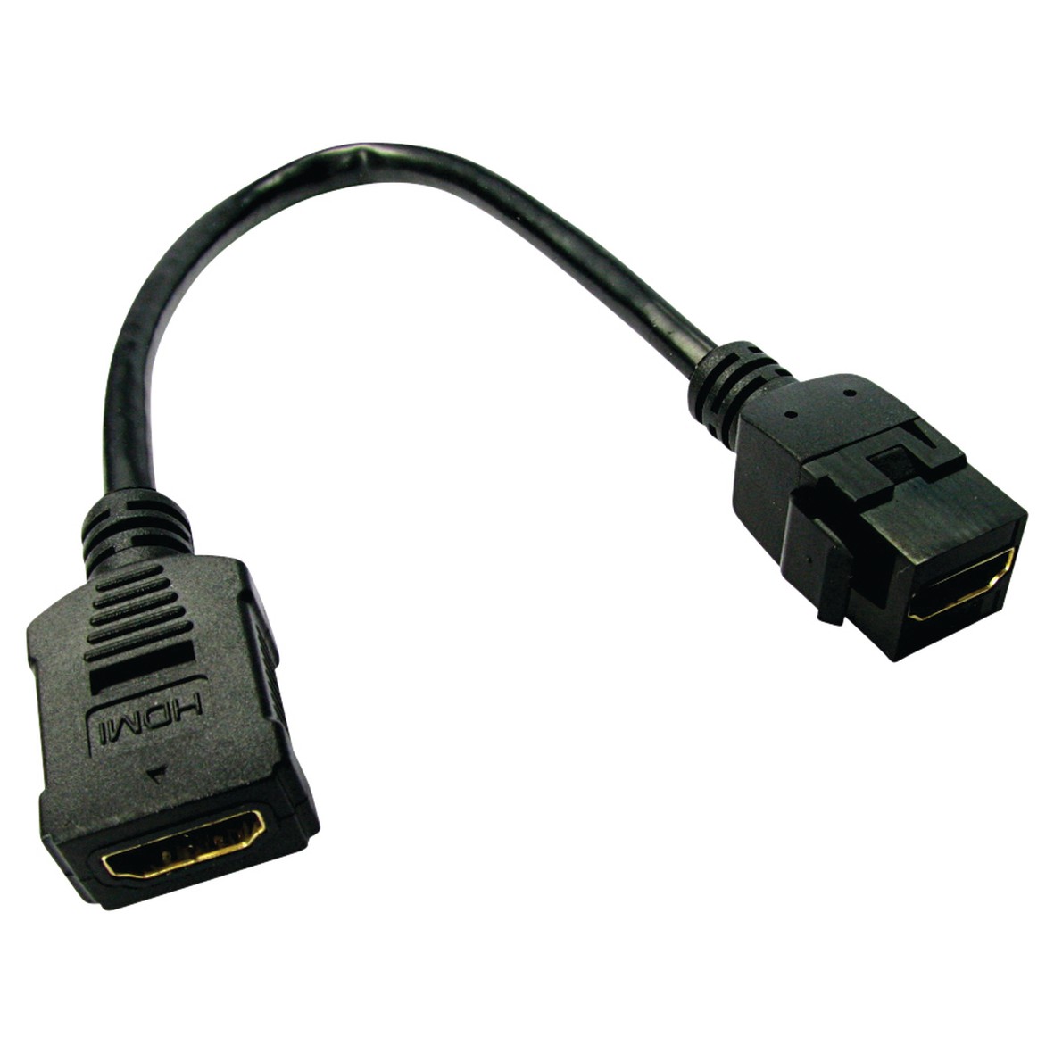 5x AV Keystone HDMI insert black with tail 449293