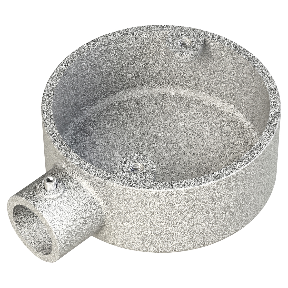 Metpro Conlok Steel Conduit 1 Way Terminal - 20mm - Galvanised 451257