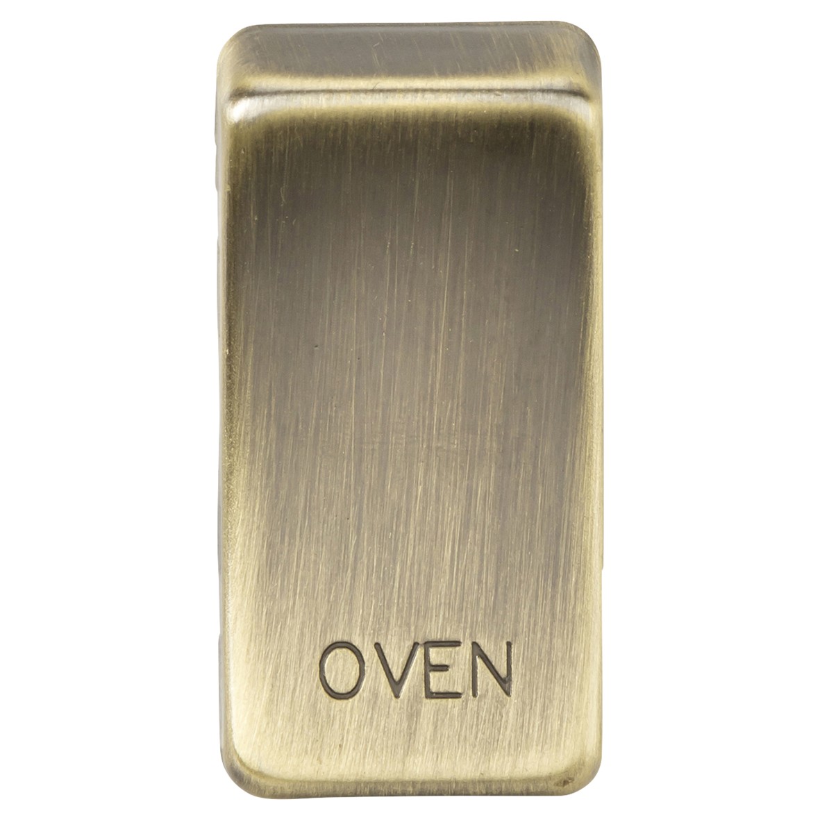 Knightsbridge Printed Grid Switch Rocker - Oven - Antique Brass 461300