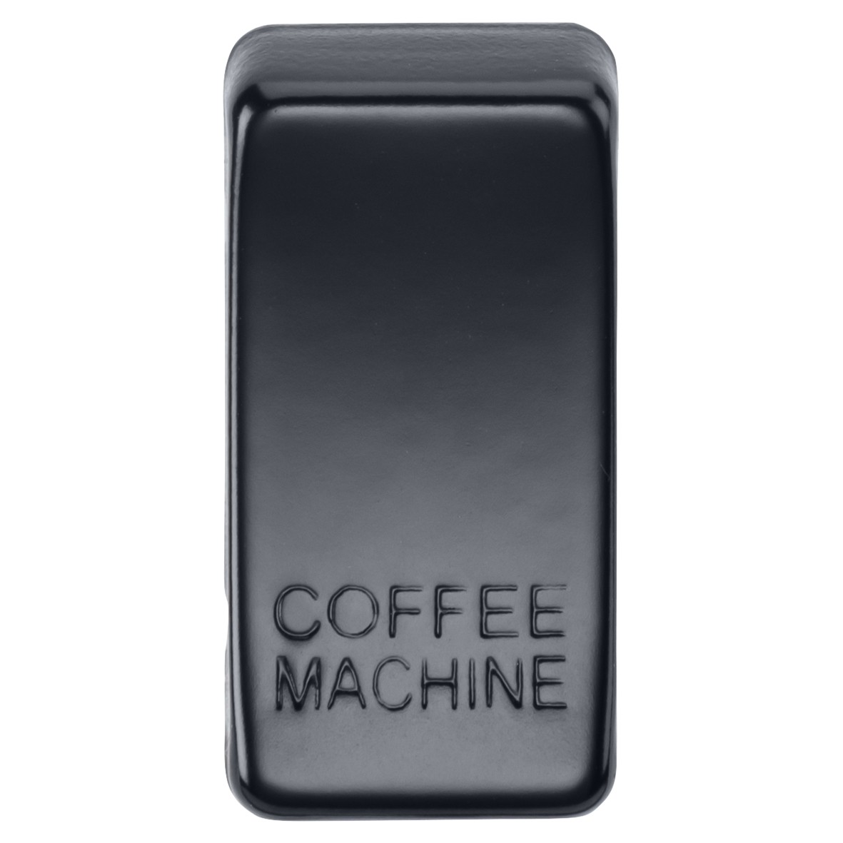 Knightsbridge Printed Grid Switch Rocker - Coffee Machine - Matt Black 464900