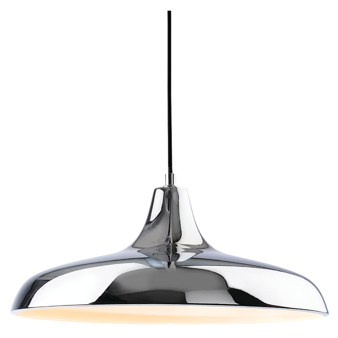 Altro Curtis Ceiling Light Pendant with Shade - Chrome 467583