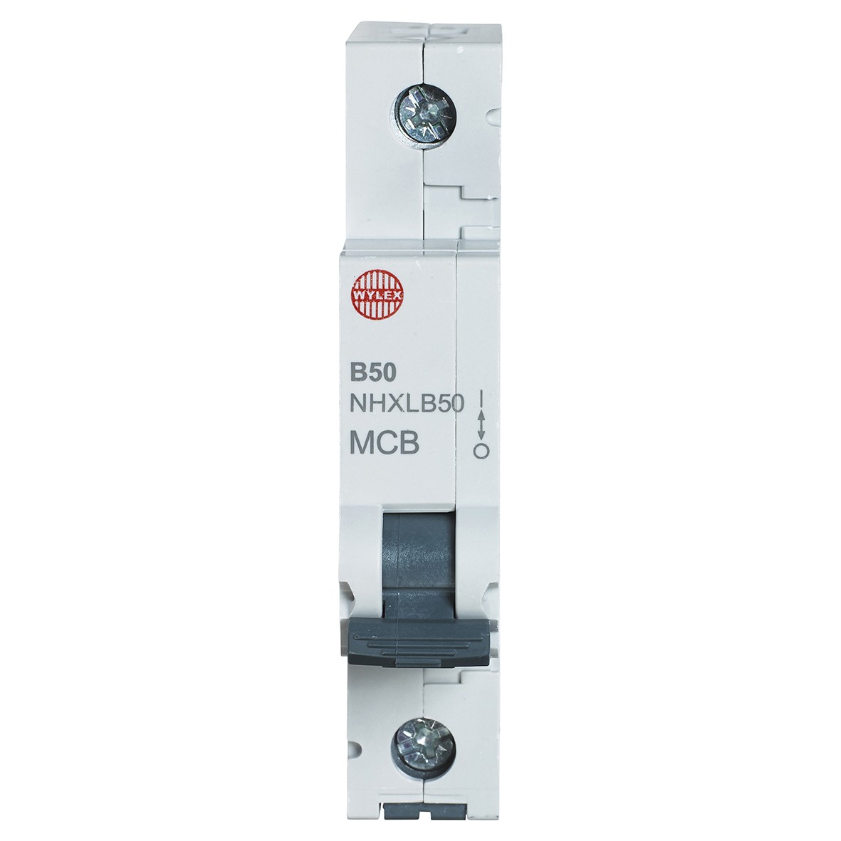 5x Wylex 50A 6kA Single Pole MCB - Type B 470666