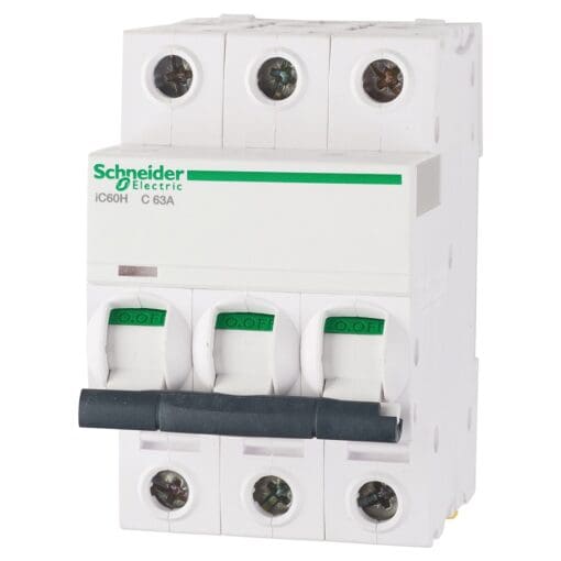 Schneider Merlin Gerin 63A Triple Pole Type C MCB 472675