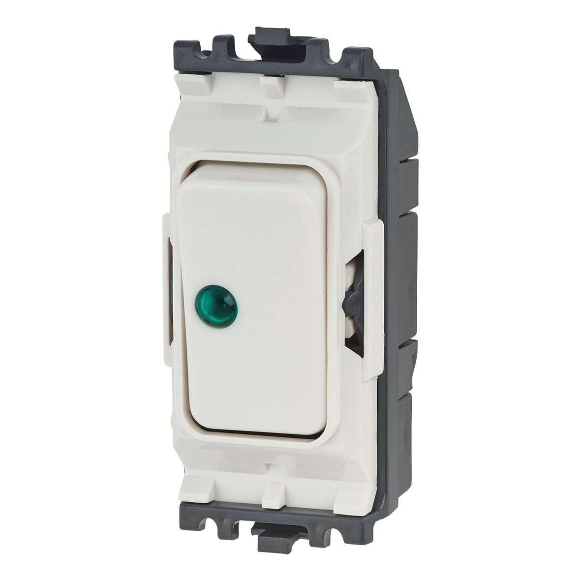 MK 20A 2 Way Single Pole Grid Switch - White 473443