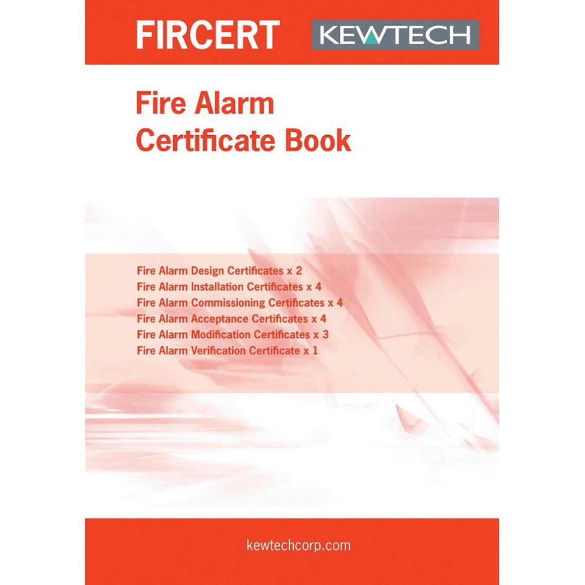 Kewtech Fire Installation Certificate Book 479058