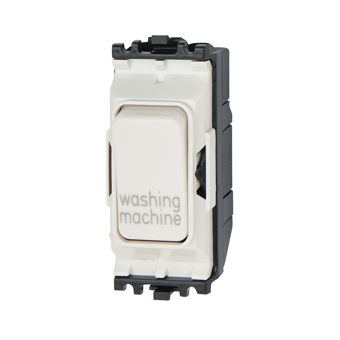 MK 20A Double Pole Printed Grid Switch - Washing Machine - White 479151
