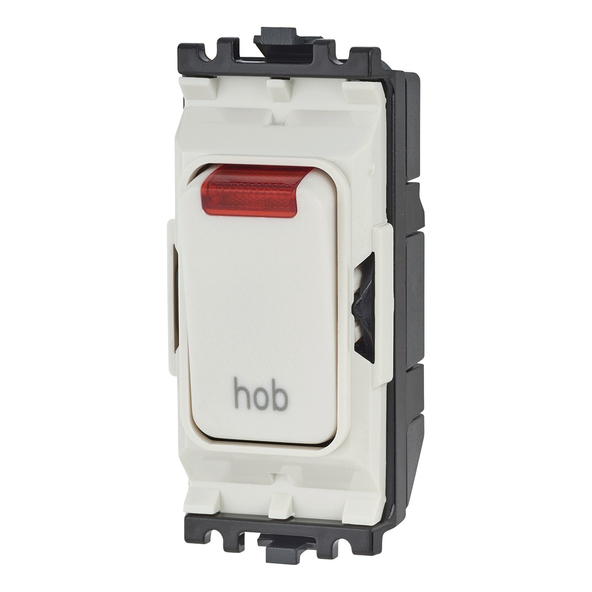 MK Printed Grid Switch - Hob - White 482401