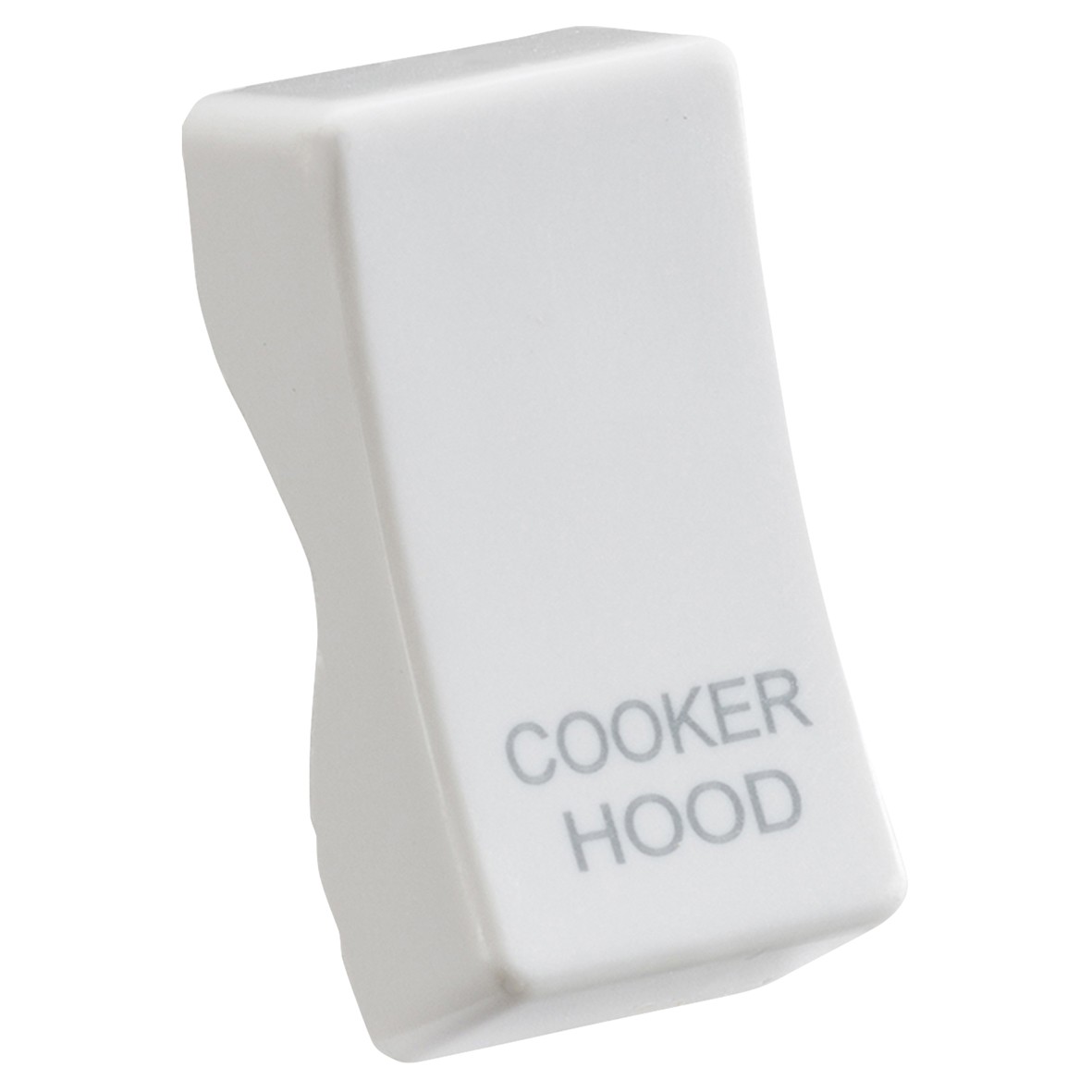 Knightsbridge Printed Curved Edge Grid Switch Rocker - Cooker Hood - Wh 482559