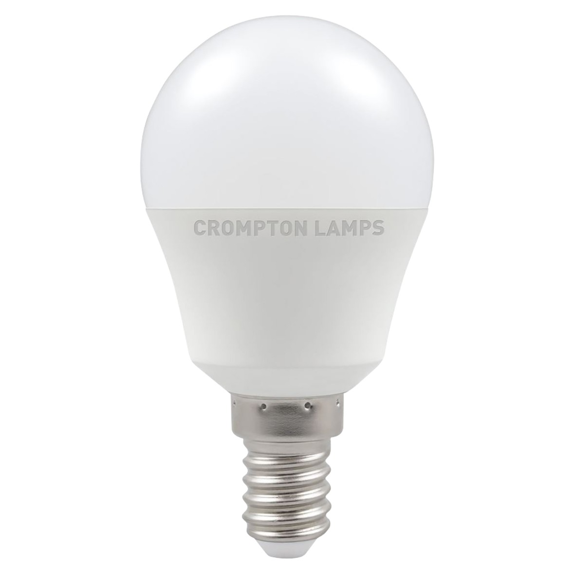 5x Crompton 11526 5.5W LED Round Thermal Plastic Lamp - E14 - 2700K 487447