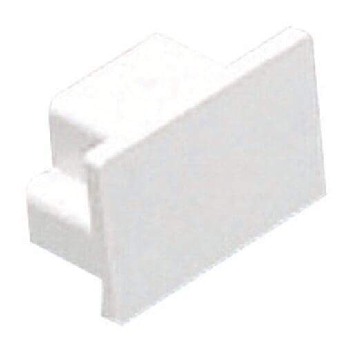 MK End Cap 40x16mm - White - Pack 20 491652
