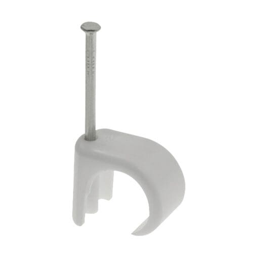 5x Unicrimp Round Clips - 18-22mm - White - Pack 50 496748