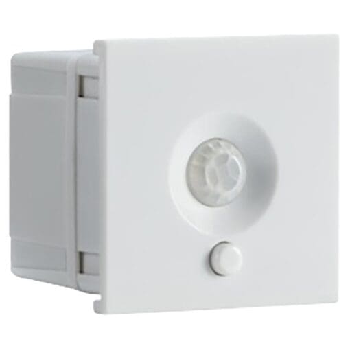 Knightsbridge 120Â¶Ã¸ PIR Sensor Euro Module with Override - White 500756