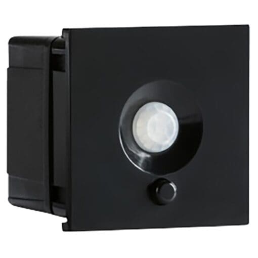 Knightsbridge 120Â¶Ã¸ PIR Sensor Euro Module with Override - Black 504419