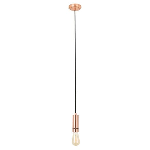 Forum Rimini Large Ceiling Light Pendant - Brushed Copper 507094