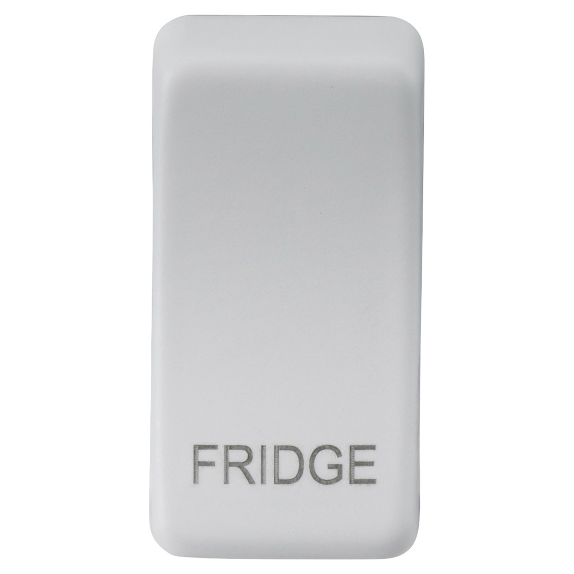 Knightsbridge Printed Grid Switch Rocker - Fridge - Matt White 507757