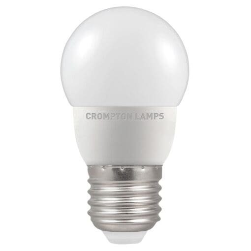 5x Crompton 4771 5.5W LED Round Thermal Plastic Lamp - E27 - 6500K 508168