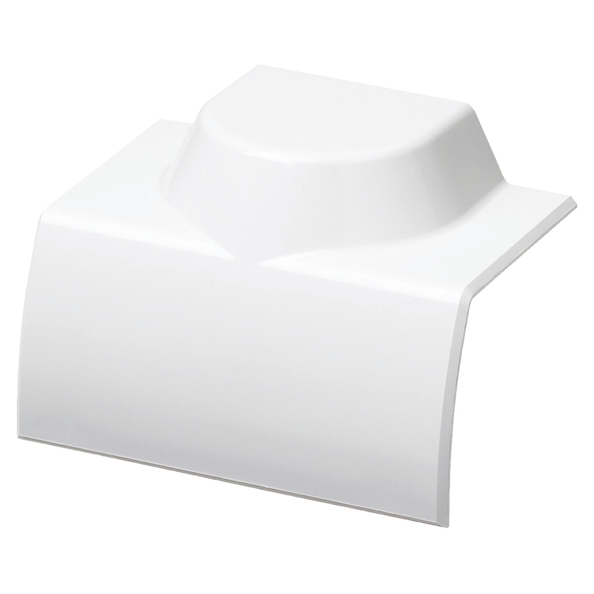 MK Prestige 3D Dado & Skirting Conduit Adaptor - White - Pack 10 508853