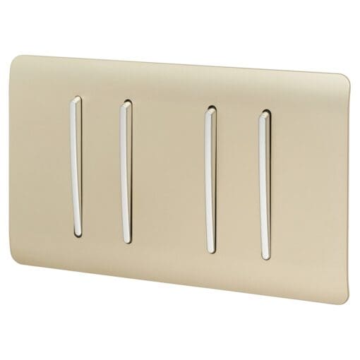 Trendi 10A 4 Gang 1 x 2 Way 3 x 3 Way Screwless Intermediate Switch - G 510137