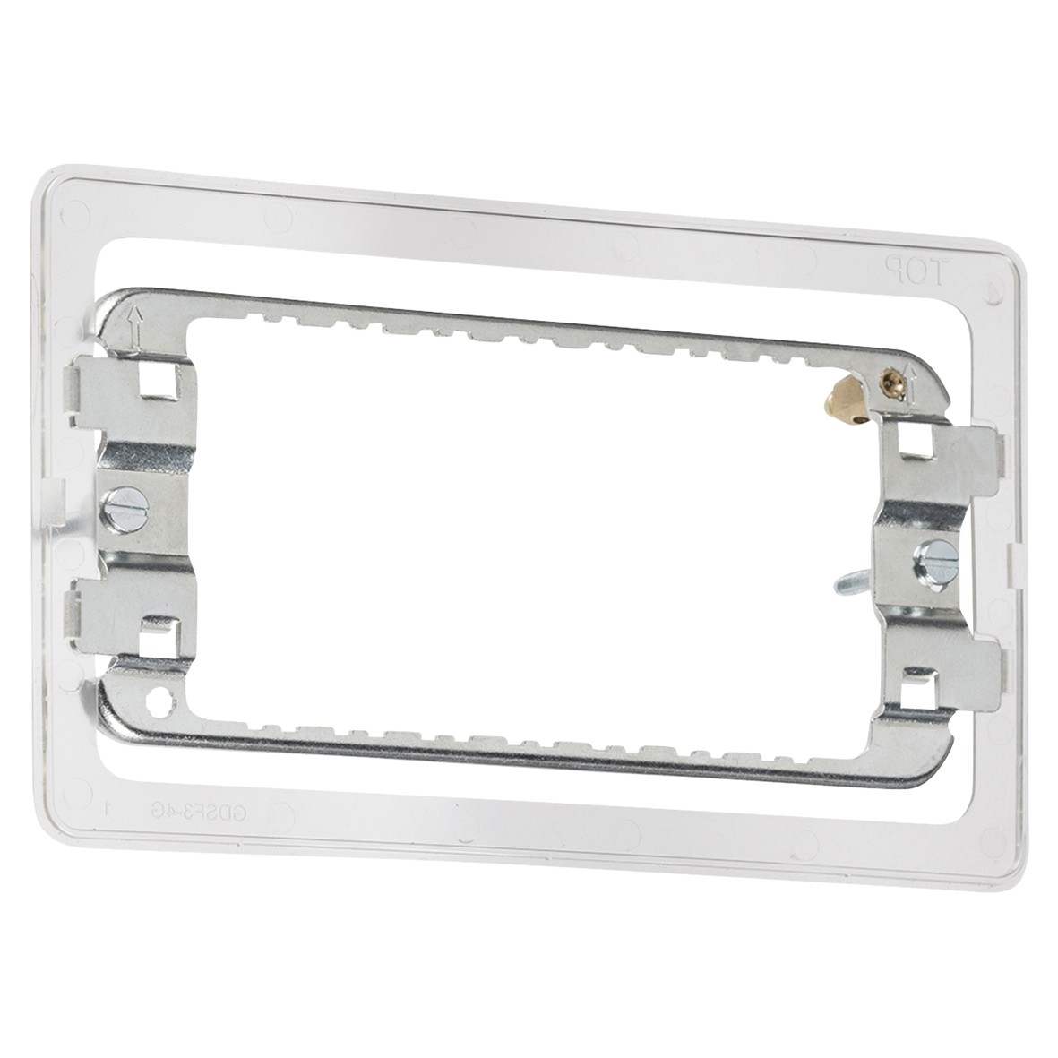 Knightsbridge 3-4 Gang Grid Switch Mounting Plate for Screwless Grid Fa 513475