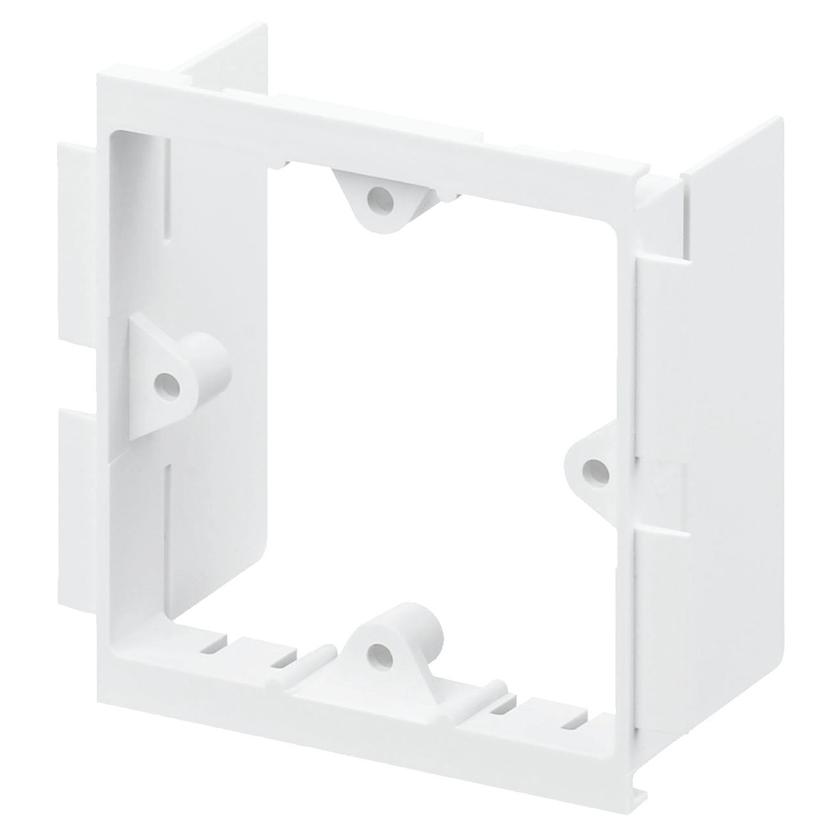 5x MK Prestige 1 Gang 3D Antibac Blue Open Mounting Frame 40mm - White 516494