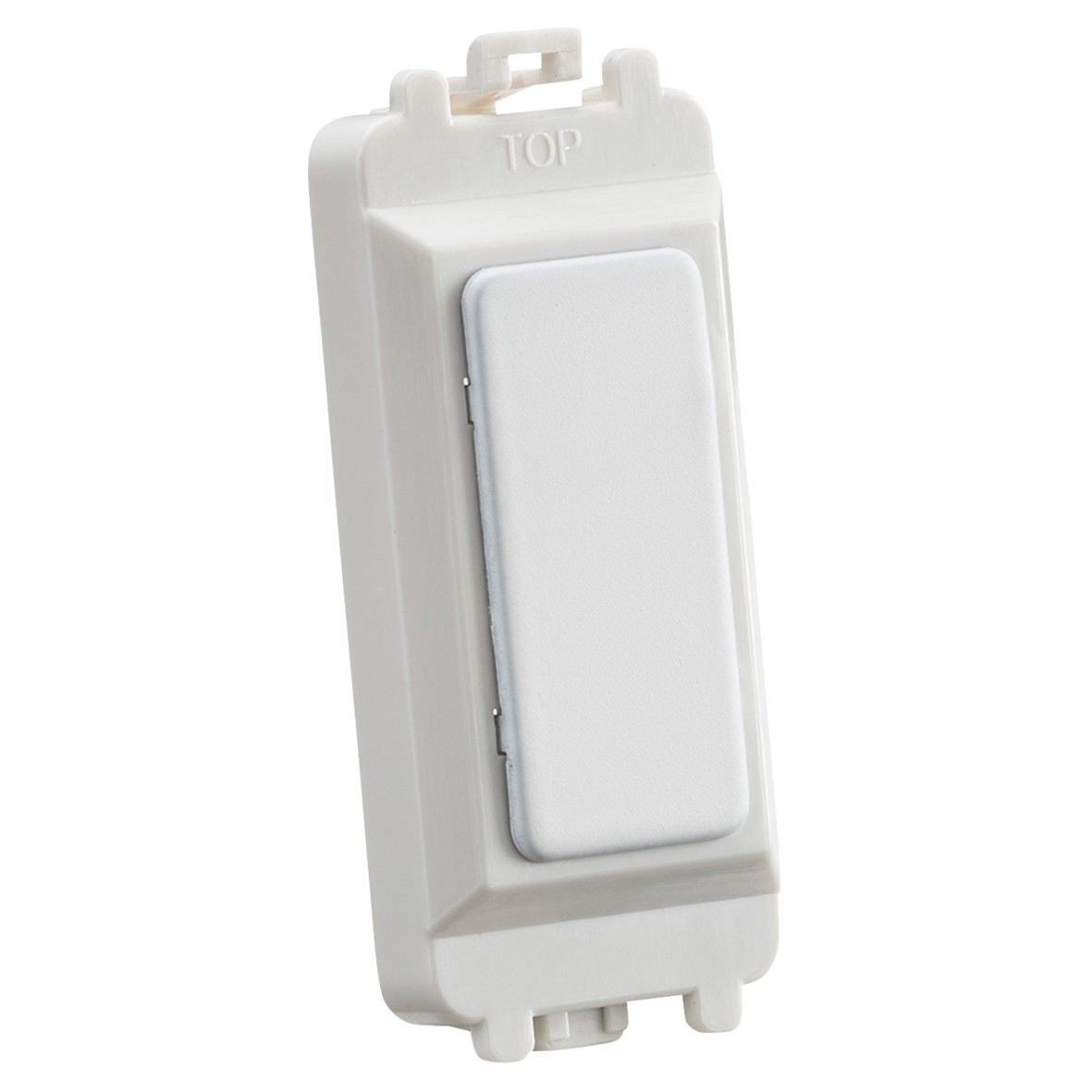 Knightsbridge Blank Grid Switch Module - Matt White 522944