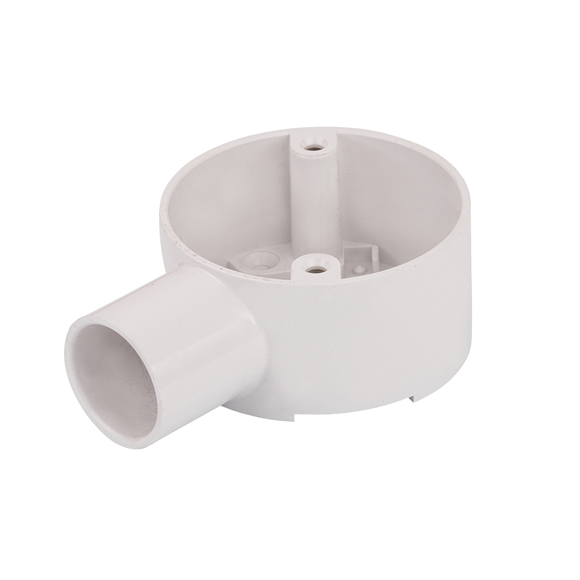 10x PVC Conduit Terminal Box - 25mm - White 523772