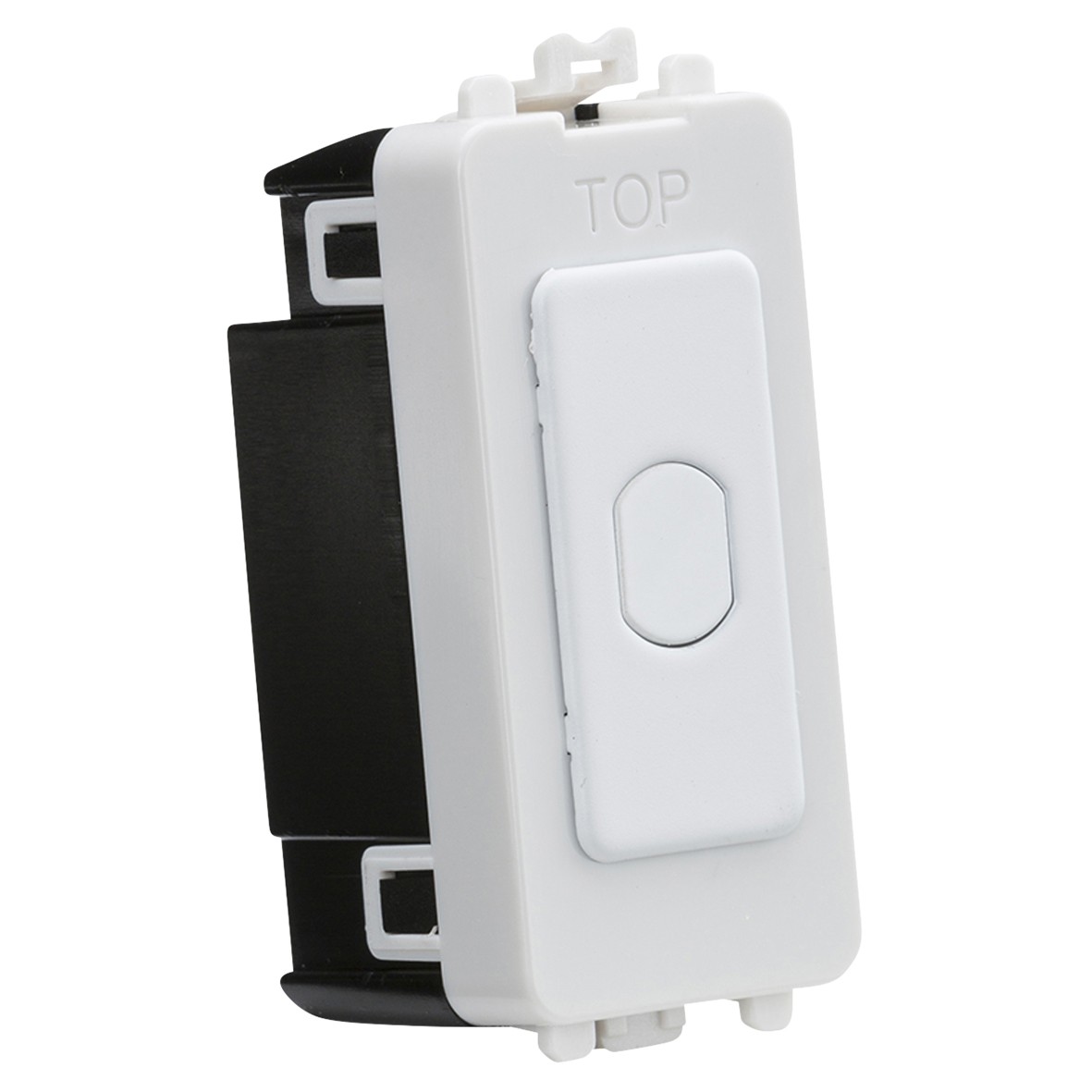 Knightsbridge 10-100W 1 Gang 1 Way LED Grid Touch Dimmer Switch - Matt 529258