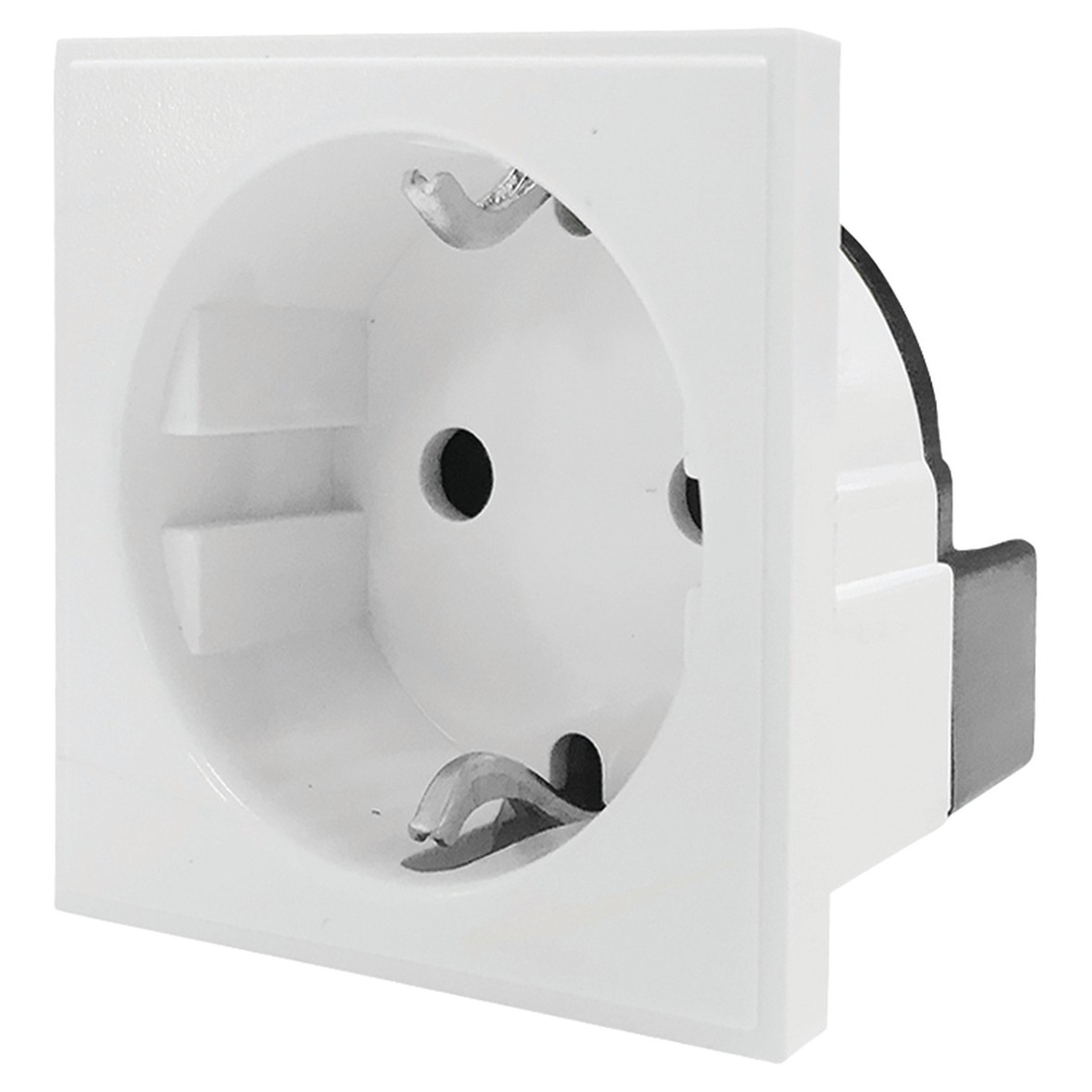 5x European Power Socket Wall plate insert black 529478