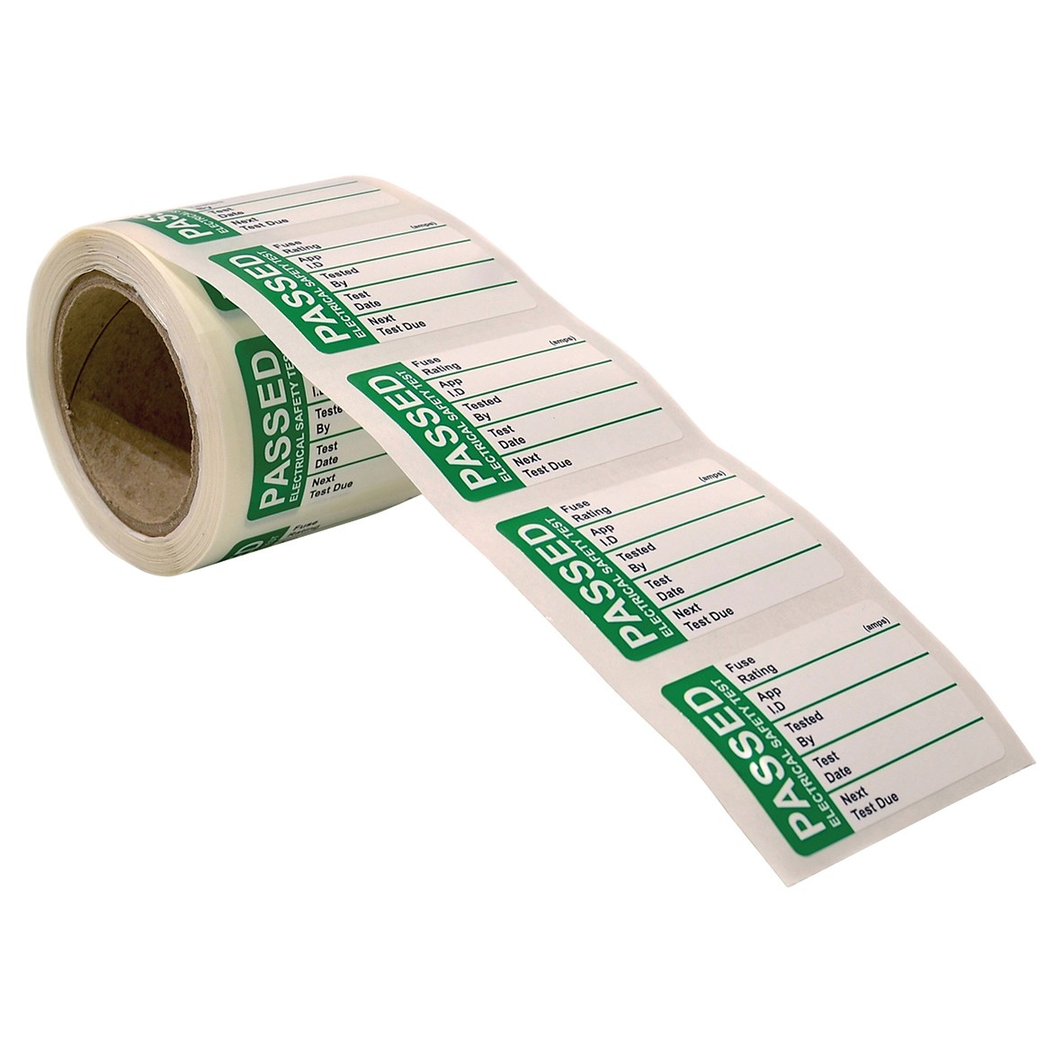 Spectrum PAT Test Label - 50 x 35mm - 250 Roll 529761