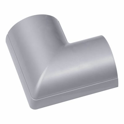 10x D-Line Flat Bend Clip-Over - Aluminium E 533716
