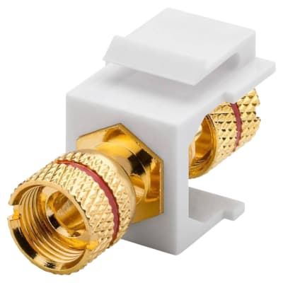 Keystone Binding Post Connector Red 534167