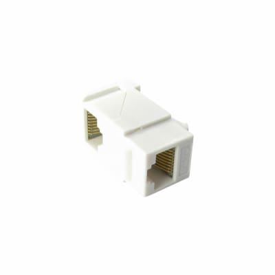 10x CAT6 Keystone insert white angled 535068