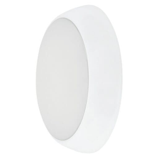 Ovia Evo Orb 12W LED Bulkhead Light - IP65 - 3000/4000/6000K - White 541104
