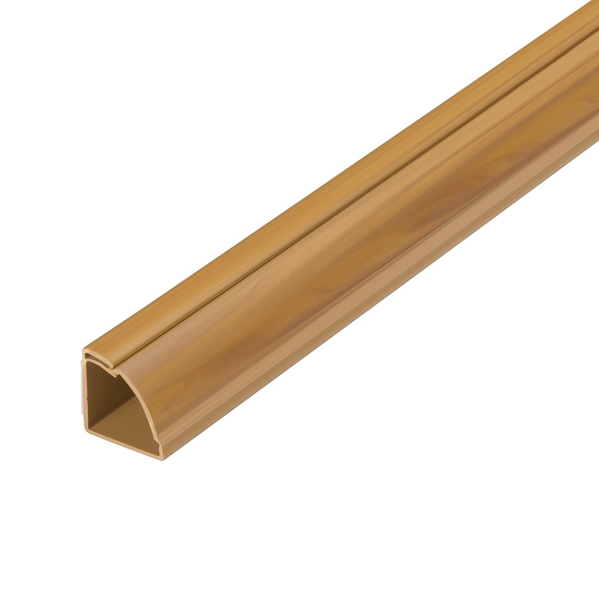 3x D-Line 2m Length S-Adh. 22x22mm 1/4 Round - Oak Effect 542992