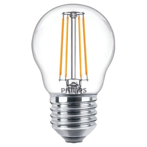 5x Philips CorePro LEDlustre 4.3W ESE27 LED Filamen P45 Golf Ball Lamp- 543755