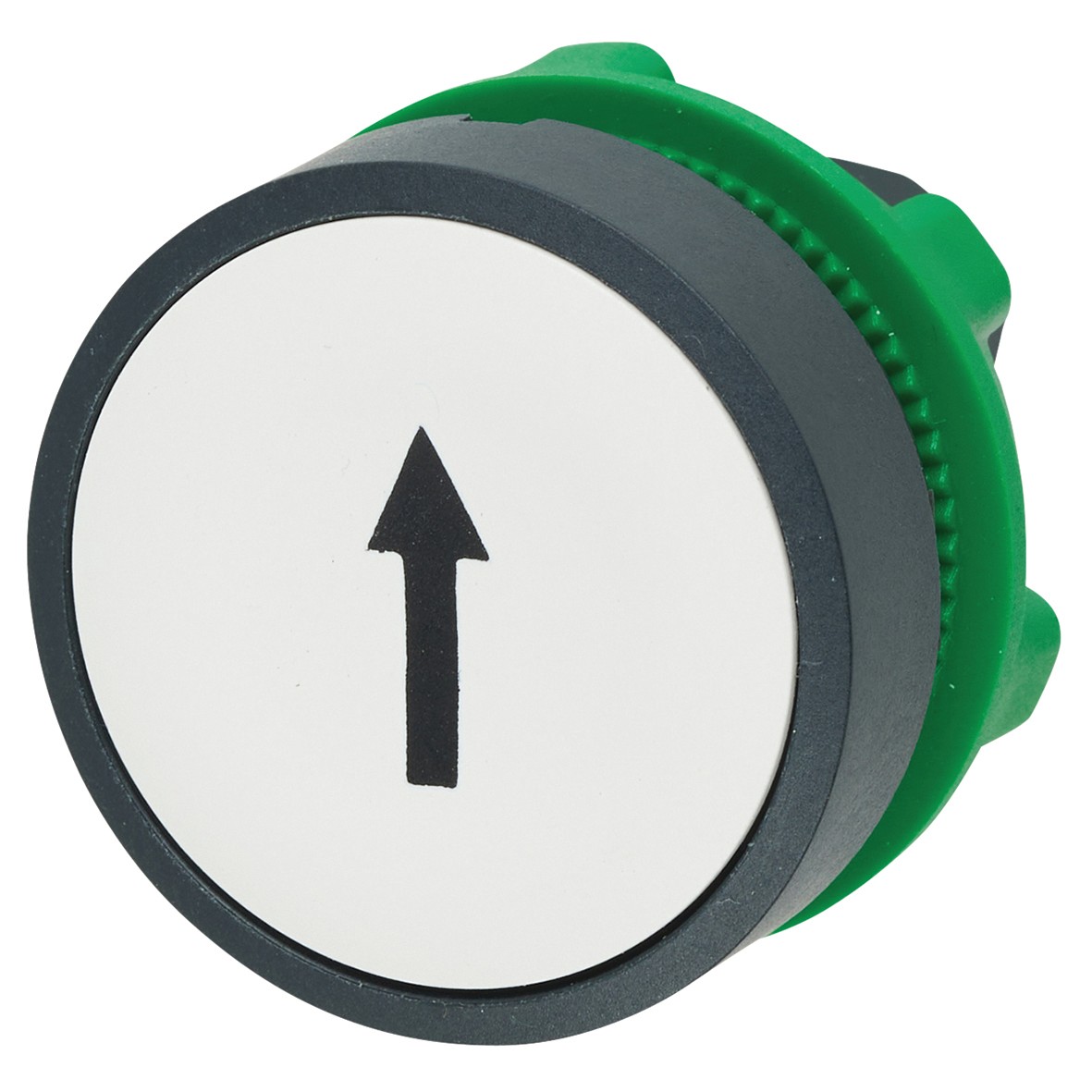 Schneider XB5 Series Flush Push Button Head Marked Arrow - White 544545