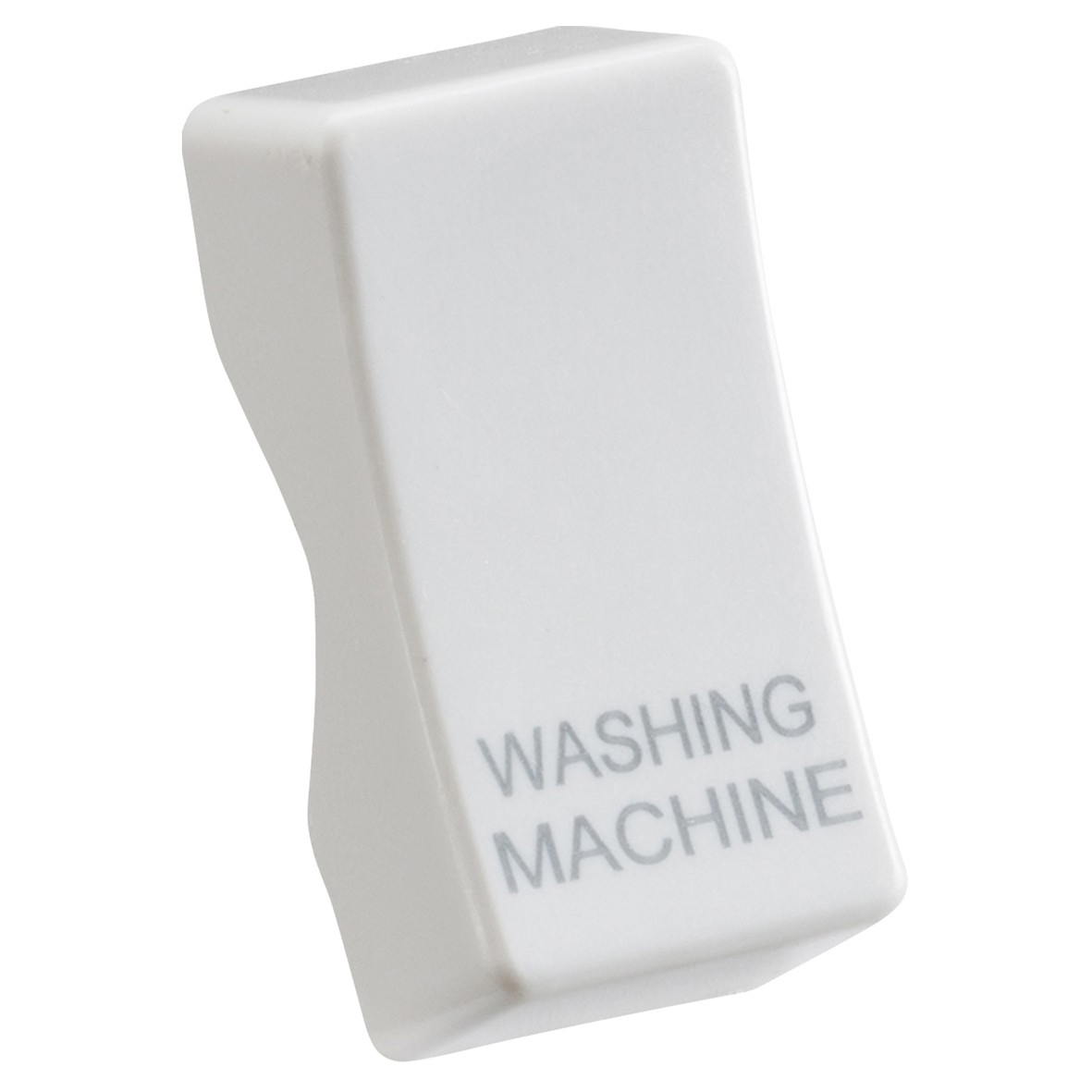 Knightsbridge Printed Curved Edge Grid Switch Rocker - Washing Machine 544858