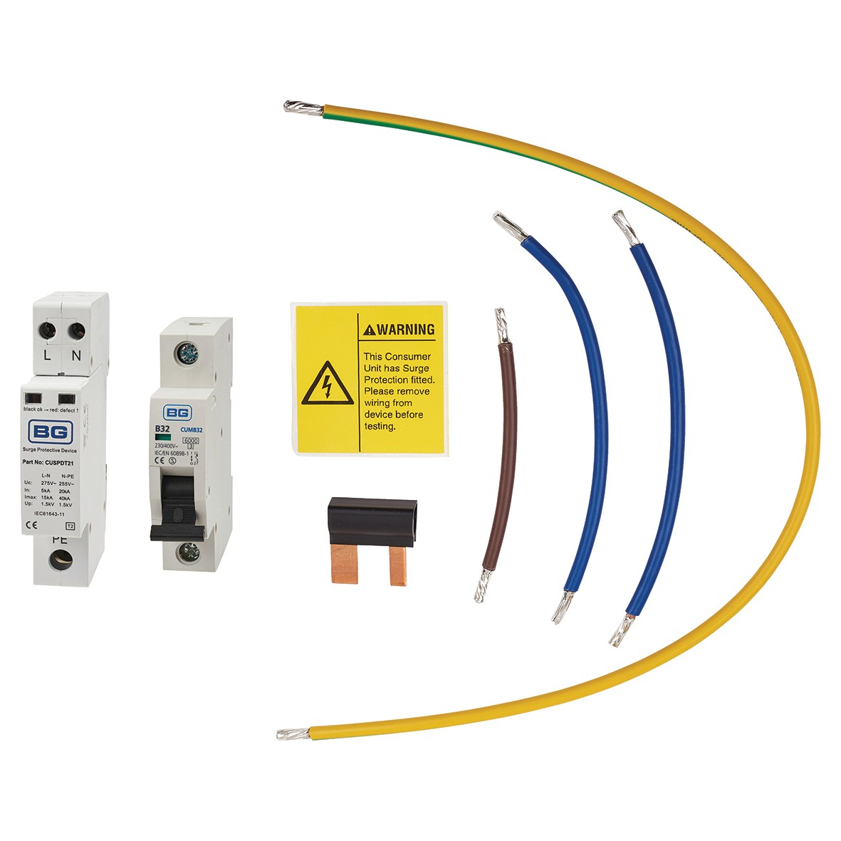 BG SPD Wiring Kit with 1 x 32A MCB 545170
