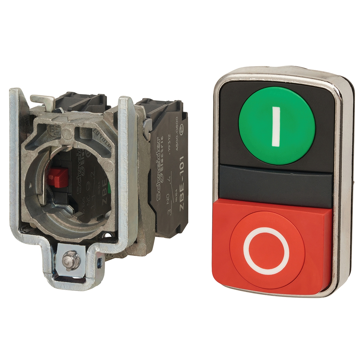 Schneider XB4 Series Double Headed Push Button 545388