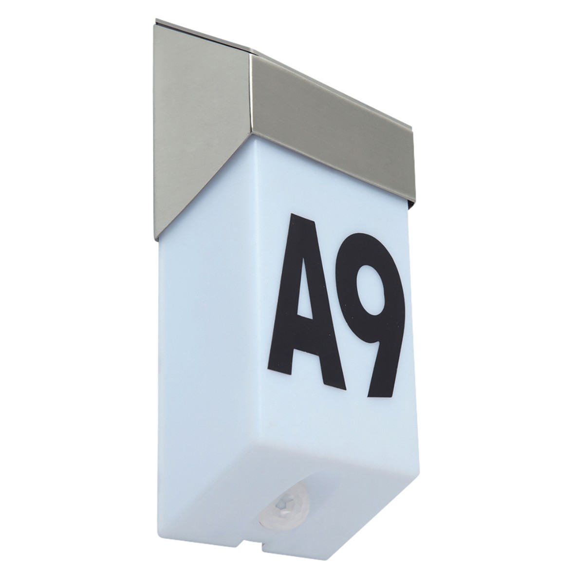 Lutec Solstel Integrated LED Solar Light 100lm IP44 - Stainless Steel - 548007