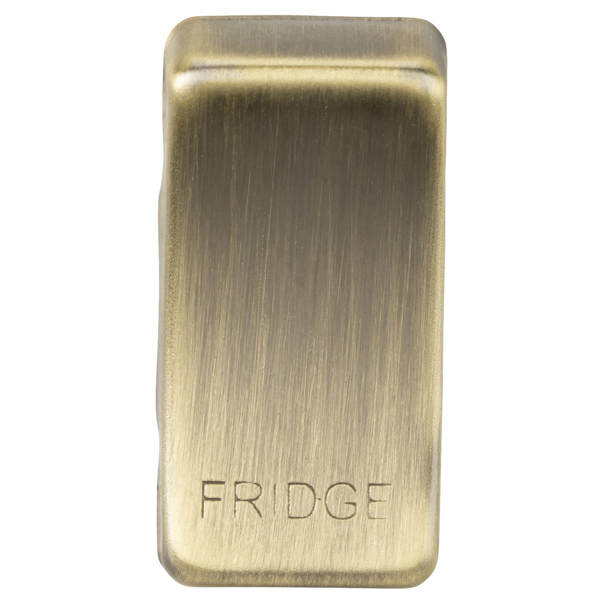 Knightsbridge Printed Grid Switch Rocker - Fridge - Antique Brass 549052