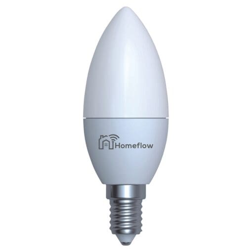 Homeflow 5W Wi-Fi E14 Dimmable Smart Bulb - Cool/Warm White 549842