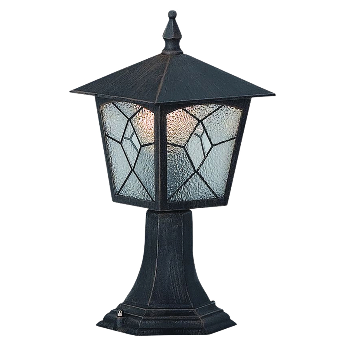 Globo Atlanta Outdoor Post Light - Black 555947