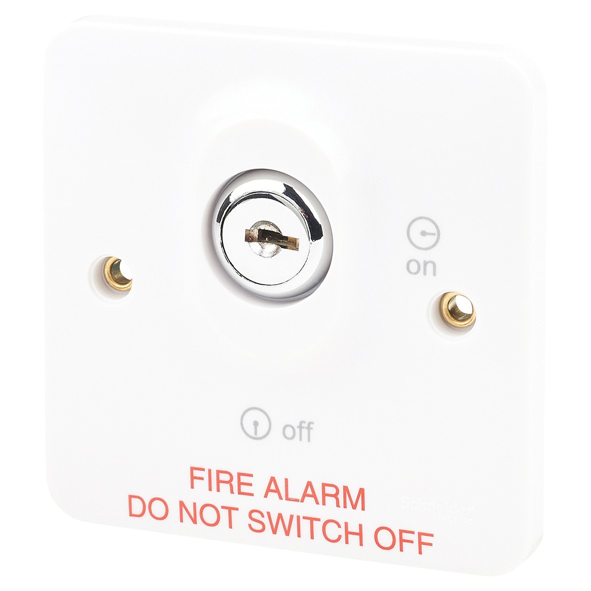 C-TEC Fire Alarm Control Panel mains keyswitch, white 568779