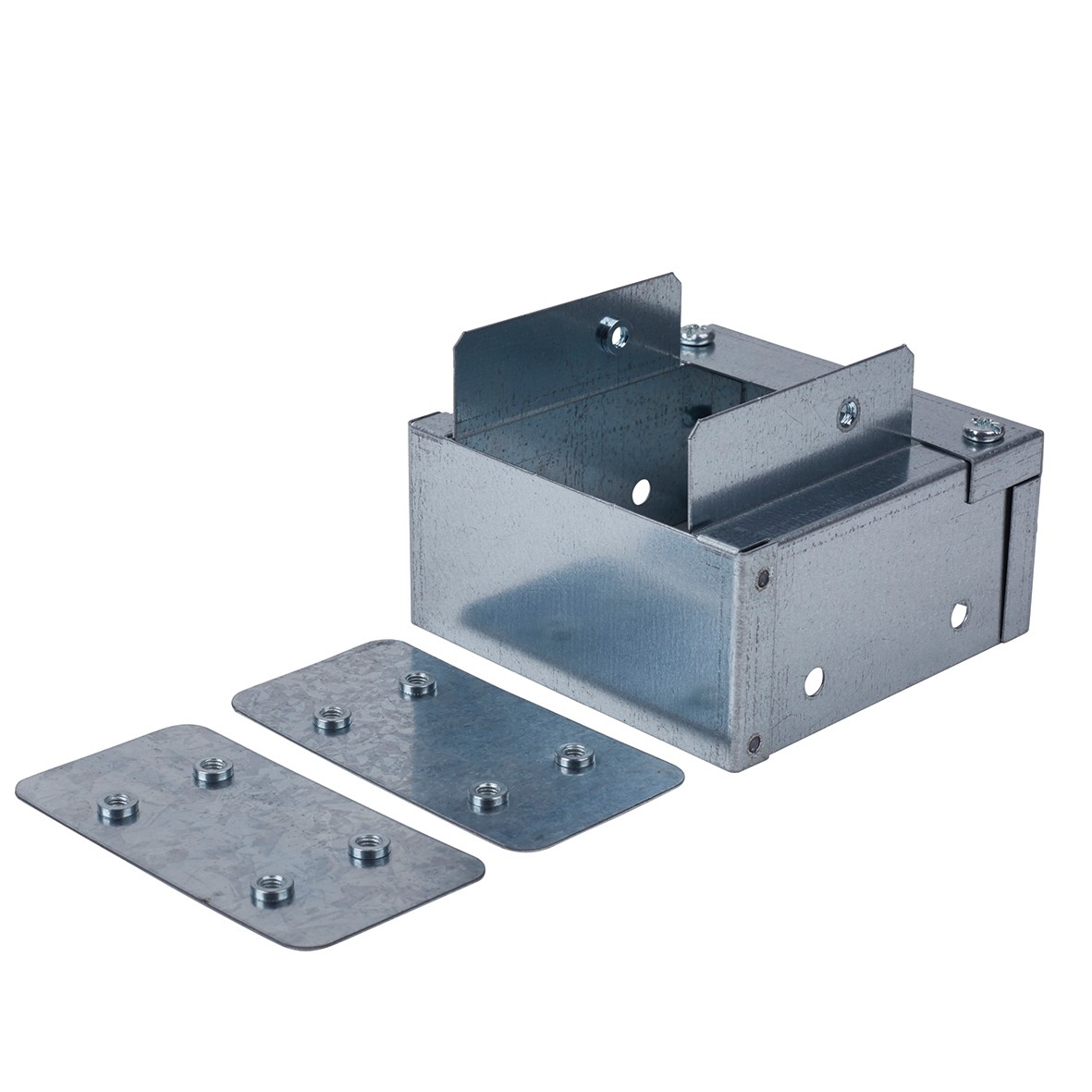 Galvanised Steel Reducer - 100 x 100mm to 75 x 75mm 581471