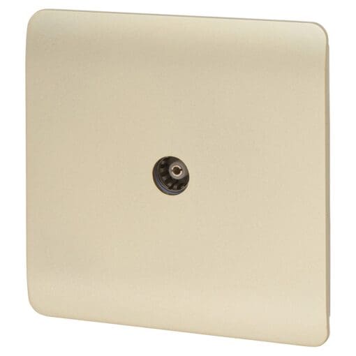 Trendi TV Co-axial Socket - Gold 582335