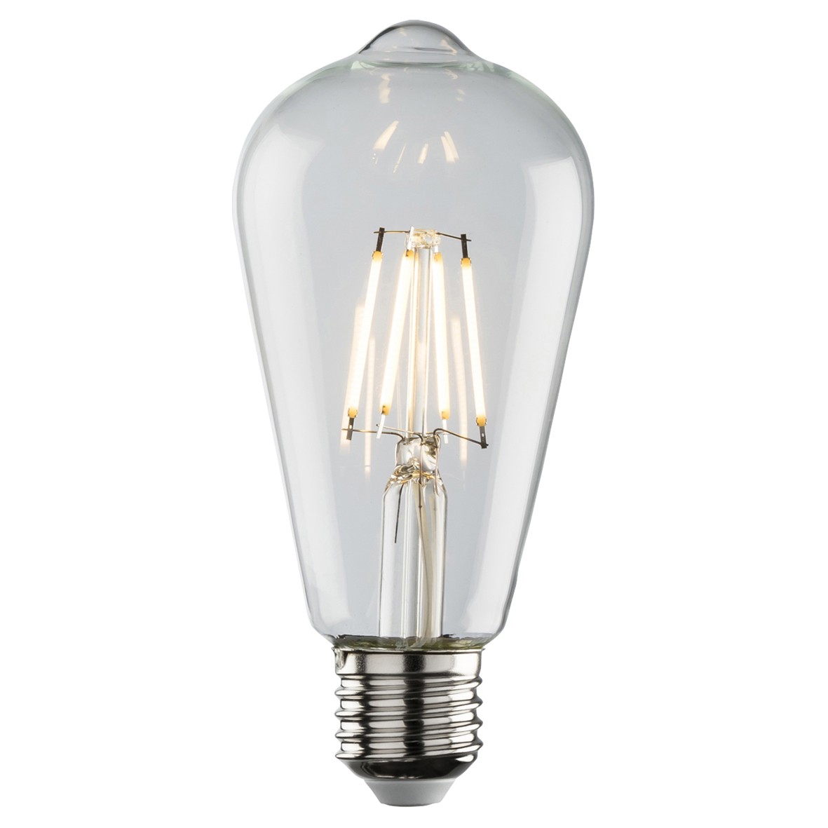 Knightsbridge 4W ES-E27 LED Filament Vintage Dimmable Squirrel Cage Lamp - Clear - 2700K Warm 582526