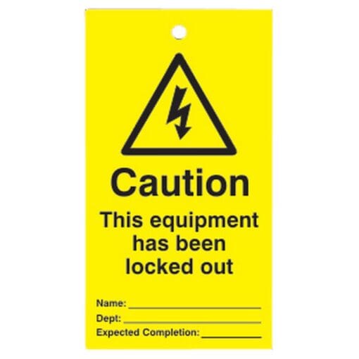 Spectrum Lockout Tags - Pack 10 582803