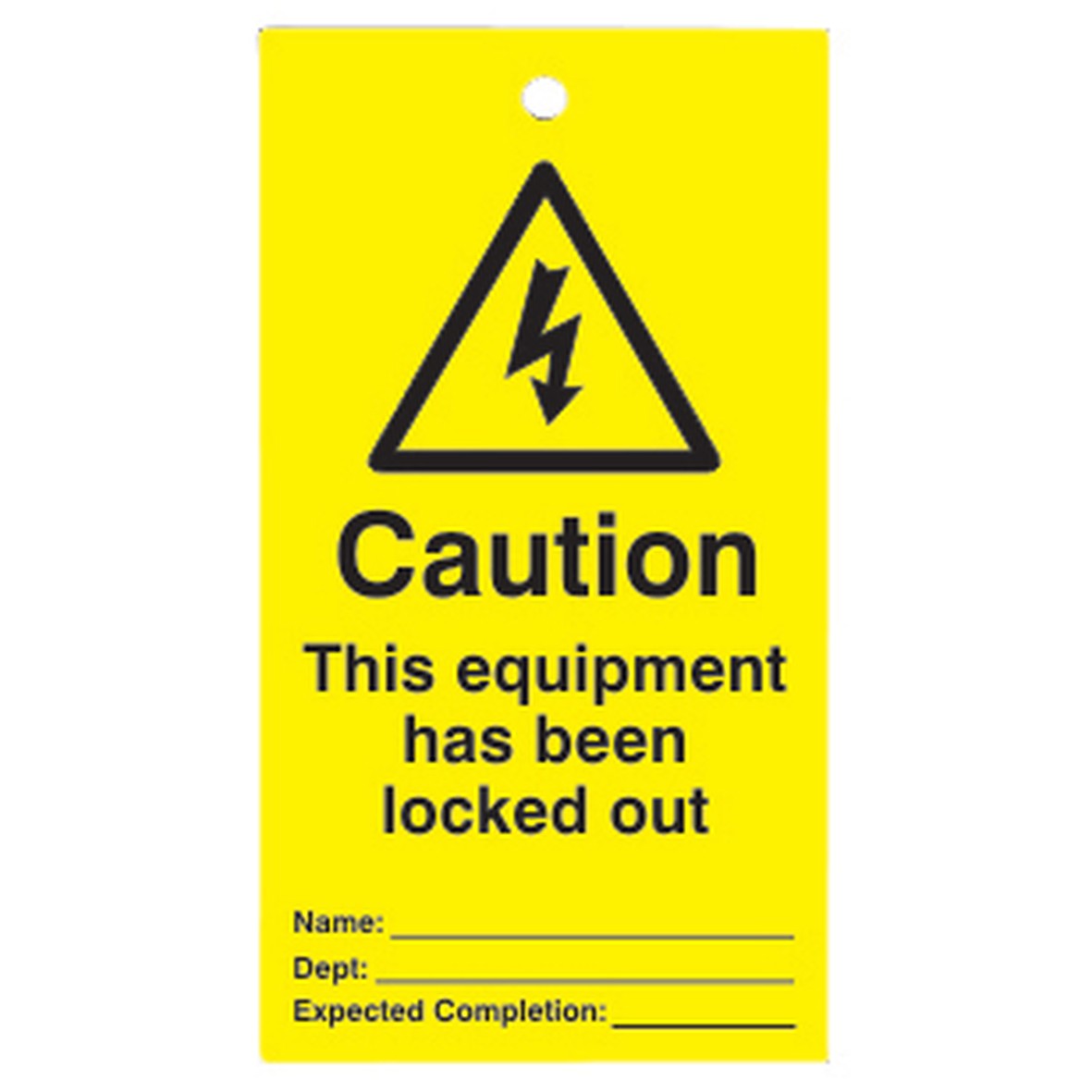 Spectrum Lockout Tags - Pack 10 582803