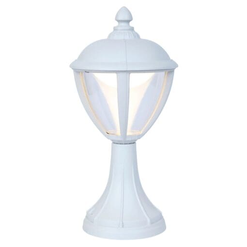 Lutec Unite Integrated LED Bollard Light 330lm IP44 - White - 3000K 583235